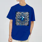 G-EICHISの宝石の様に輝くブルークリスタル ドライTシャツ