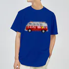 剛竜謹製のLet's go tennis ＶＷ シリーズ（バックプリント白） ドライTシャツ