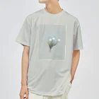 rilybiiの💐 mint green gray × white gray blue . Dry T-Shirt