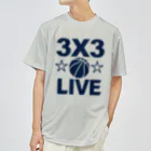 sports_tower スポーツタワーの3x3・スリーエックススリー・3人制バスケ・Tシャツ・アイテム・グッズ・ストリートバスケ・バスケットボール・スピーディーなバスケ・1試合10分間の21点ノックアウト・スポーツ・有望 ドライTシャツ