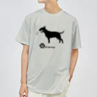 bow and arrow のブルテリア Dry T-Shirt