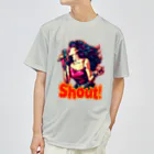 islandmoon13のSHOUT!　【ROCK歌手】シャウト！ ドライTシャツ