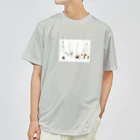 .nagaのドライフラワー ドライTシャツ