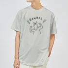 PipopapotanのGAMBAL がんばる馬 ブラックライン Dry T-Shirt