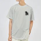 chippokeのトイプードル ブラック・小 Dry T-Shirt