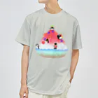 Lily bird（リリーバード）のかき氷とペンギンたち① ドライTシャツ