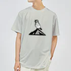 たかはらの登山する文鳥 Dry T-Shirt