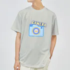 charlolのcamera ブルー ドライTシャツ