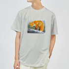 アラスカ野生動物画家きむらけいの赤狐 Dry T-Shirt