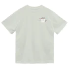 ヨモギカフェの手を振るハチワレさん Dry T-Shirt