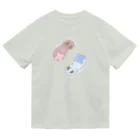 Jackalope Houseのツノアリウサギアジサイモドキウミウシ 2匹ver. Dry T-Shirt