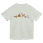 kiki25のコーギーと朝ごはん ドライTシャツ