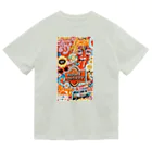 kt farmersの総柄レトロドライTシャツ Dry T-Shirt