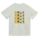 Quatre Illustrationのキャトル切手_お野菜ファッションB 4×4 ドライTシャツ