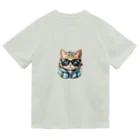 R-KAMIのサングラス猫2 Dry T-Shirt