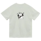 円（まどか）の気まぐれアートのウクレレを弾くオバケ(カラー) Dry T-Shirt