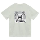 にくきゅう299のBack-raised Dream Cat ドライTシャツ