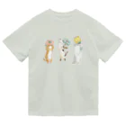 トコロコムギのむずむずお花屋さんにゃんこ Dry T-Shirt