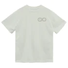 かやぬゆみのたこいかワンポイント（モノクロ） Dry T-Shirt