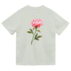 YURI MIUの芍薬 ＊ Pink Peony 01 ドライTシャツ