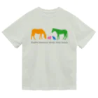 SHOP HAPPY HORSES（馬グッズ）のHappy Animals（文字入り） ドライTシャツ