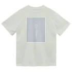 rilybiiのWhite Flower babygrayBlue ドライTシャツ