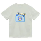 charlolのcamera ブルー ドライTシャツ