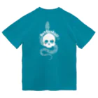 yuki-tsubakiのBetty skull 蛇 Dry T-Shirt