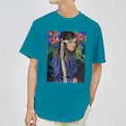 世界の絵画アートグッズのStanisław Wyspiański 《エリザ・パレンスカの肖像》 ドライTシャツ