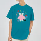 かわべしおん | イラストレーターのflower cat Dry T-Shirt