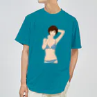 Shigenori Negishi Illust ShopeのGirls IN Blue-UP-00 ドライTシャツ