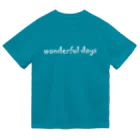 Wanderful days(ワンダフルデイズ)のWonderful days 　ホワイト Dry T-Shirt