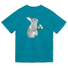 Mock’n Rollのうさぎのモックその3 純白の花を君に Dry T-Shirt