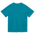 Astrio SUZURI店のヘナ柄ウミガメ白 Dry T-Shirt