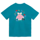 かわべしおん | イラストレーターのflower cat Dry T-Shirt