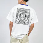 PB.DesignsのPB-FOOTBALL ブラック ドライTシャツ