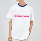 Sneakreamのストロベリーアイスクリームスニーカー ドライTシャツ