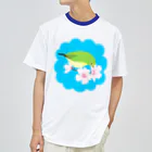 LalaHangeulの桜とメジロさん Dry T-Shirt
