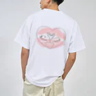 月夜のタツノオトシゴのone stroke swan Dry T-Shirt