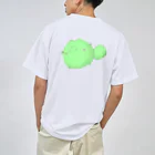 nekooteのにゃぴわらちゃん（グリーン） ドライTシャツ