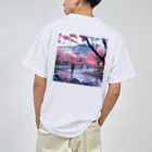 AQUAMETAVERSEの満開の桜を鑑賞する私 アメジスト 2846 ドライTシャツ