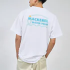 MACKEREL WATER POLOのMACKEREL（メインロゴカラー）背面のみプリント Dry T-Shirt