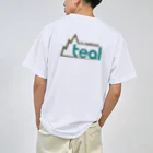 ティールクライミング teal climbing のティールバックロゴ ドライTシャツ