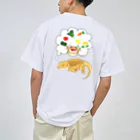 もむのふの爬虫類グッズやさんの夢見るフトアゴちゃんバックプリント Dry T-Shirt