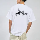 バス釣りの時のカメヤマコ　ドライTシャツ ブラックイメージ ドライTシャツ