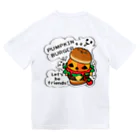 イラスト MONYAAT のバックプリント Gz かぼちゃバーガーA ドライTシャツ