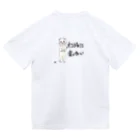 misaの山道具のオコジョ冬バージョン　バックプリント Dry T-Shirt