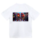 cha-yanのフェス好き恐竜 Dry T-Shirt