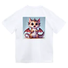 nekodoragonのびっくり！ 猫ドラゴン ドライTシャツ