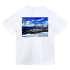 tyhsss-nの白樺と雪景色 ドライTシャツ